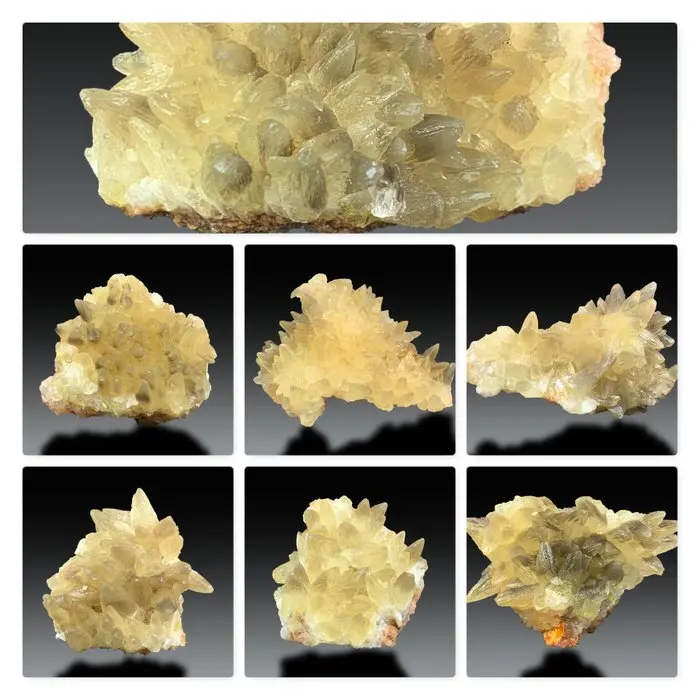 Natural Dogtooth Calcite Crystal Specimen Collection –...