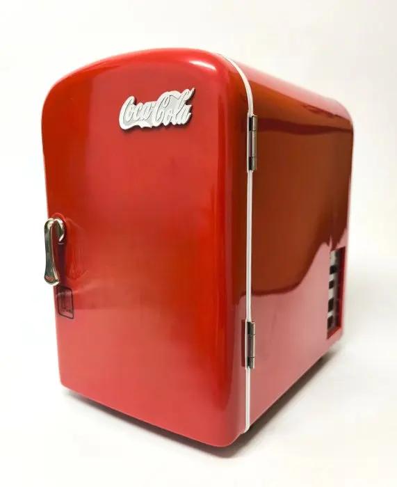 Refrigerator - Metal, Plastic, Steel - Coca-Cola portable fridge