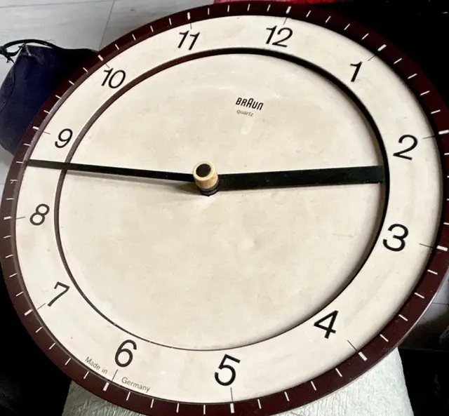 Wall clock - Braun - - Acrylonitrile Butadiene Styrene...