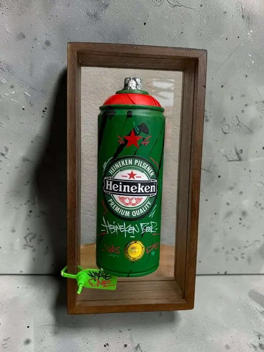 WASE - Figurine - AÉROSOL SPRAY CUSTOM HEINEKEN - Metal