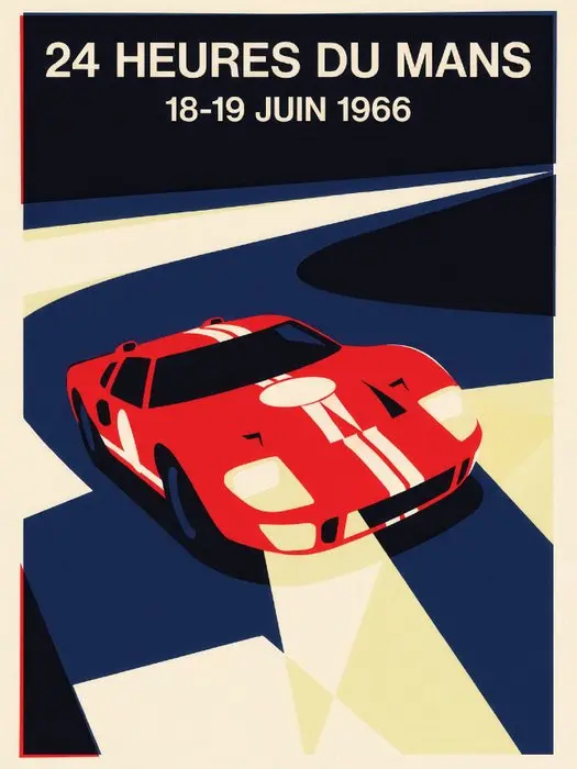 Henshin - 24 Heures du Mans 1966 - Ford