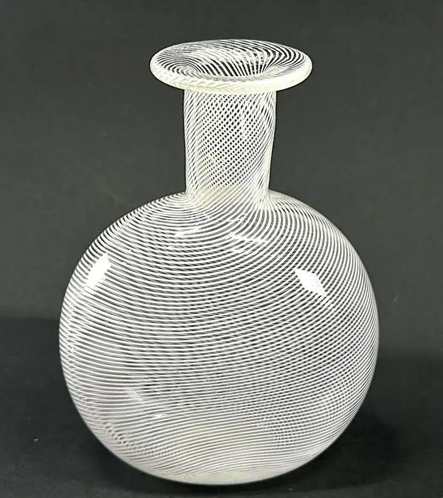 Vasetto Vintage Vetro Artistico di Murano – Italia Anni...