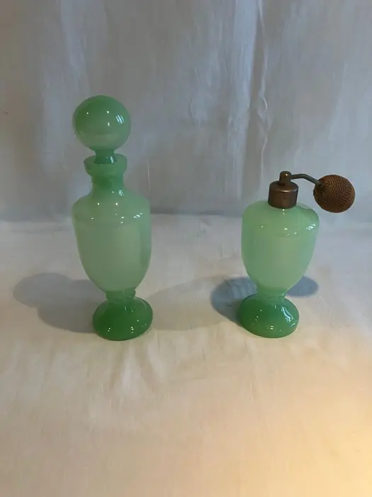 Dressing table set (2) - Opaline glass