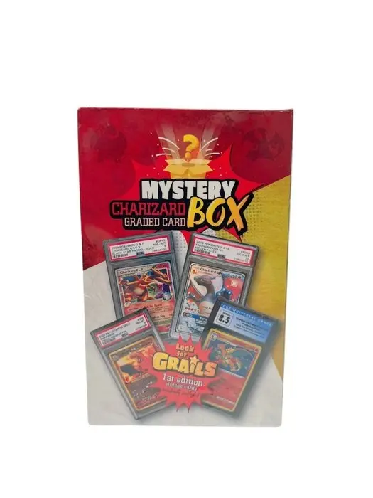 Pokémon Mystery box - Charizard Graded Card - Various sets