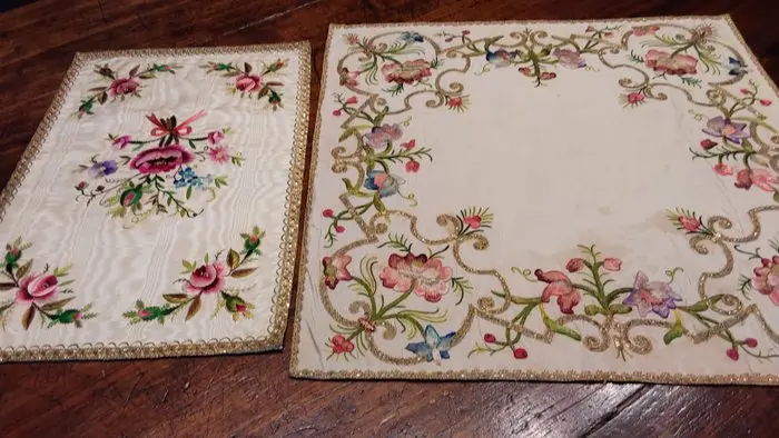 Embroidery (2) - 54 cm - 54 cm - Ancient Embroideries