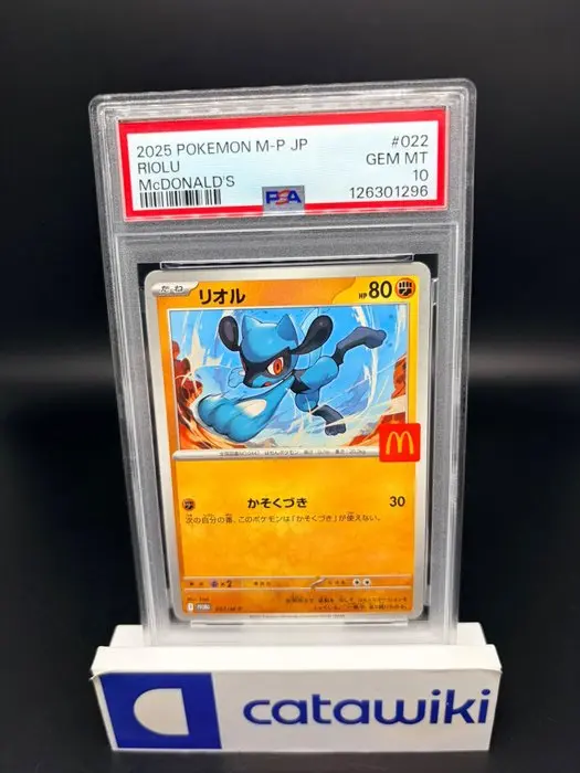 Pokémon - 1 Graded card - Riolu - 022/M-P - PSA 10...