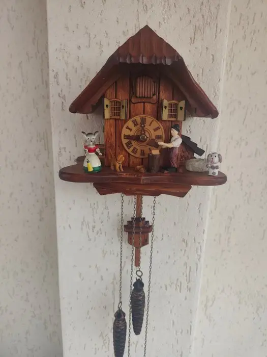 Cuckoo clock Contemporary - Hardwood - 1960-1970 - Cuckoo the Woodcutter