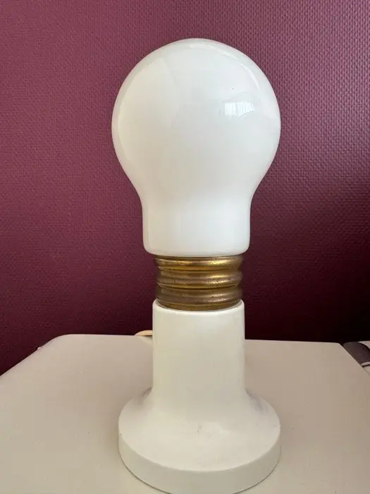 Table lamp - Aluminium, Glass - Vintage Bulb table lamp
