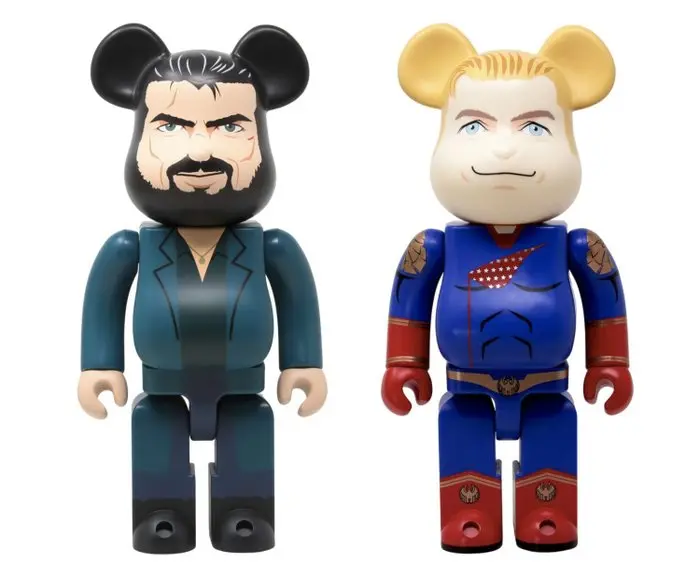 Medicom Toy - Bearbrick 400% THE BOYS - Billy Butcher & Homelander