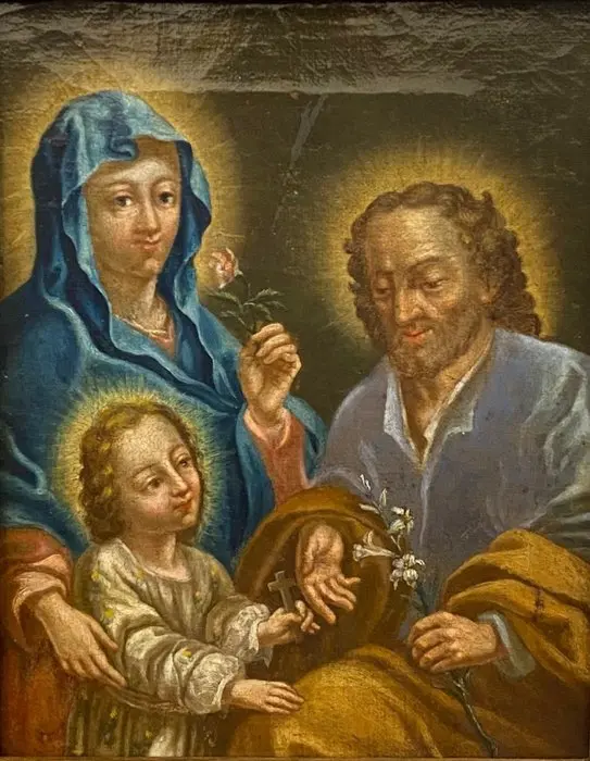 Italian school (XVIII) - Sacra famiglia