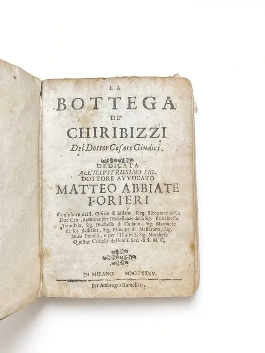 C. Giudici - La Bottega de’ Chiribizzi - 1685