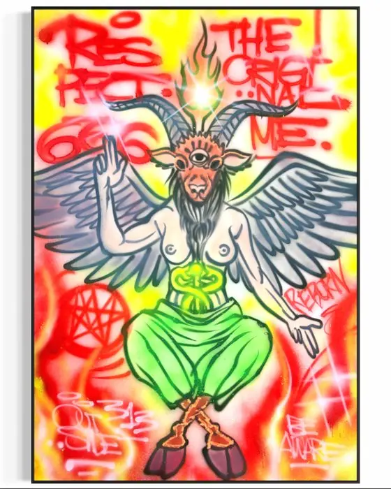 Outside313 - Baphomet - Spraypaint
