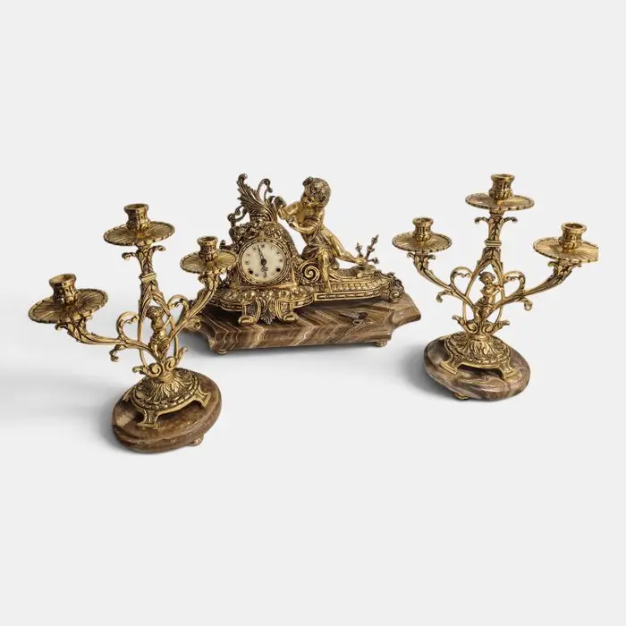 Table/desk clock - Alloy - 1950-1960