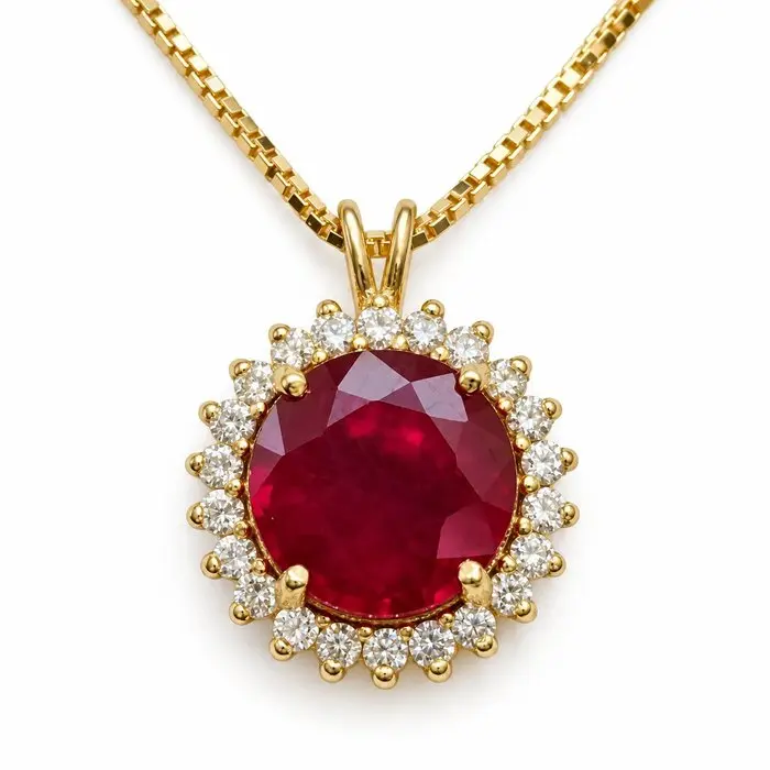 No reserve price - Necklace with pendant - 18 kt