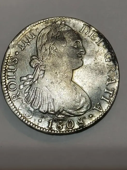 Spagna. Carlo IV. 8 Reales 1808 Mexico TH (Senza prezzo di riserva)