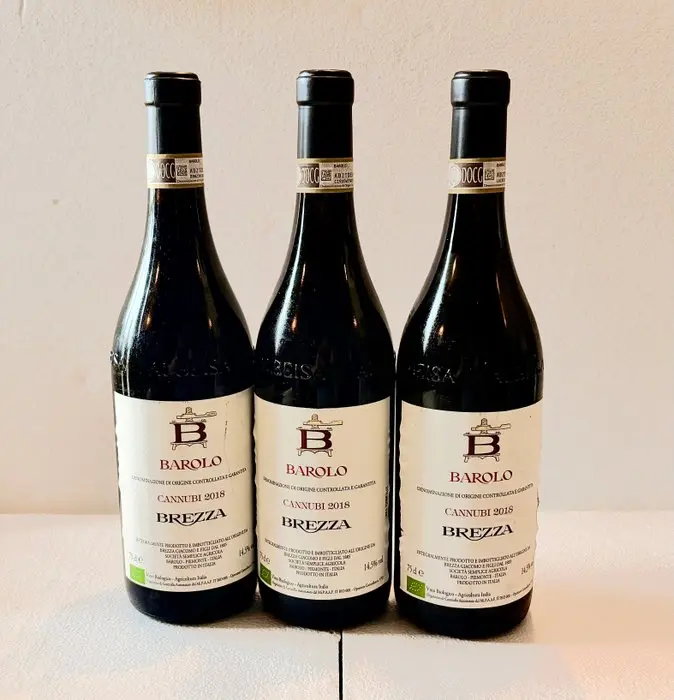 2018 Brezza, Cannubi - Barolo - 3 Bottles (0.75L)