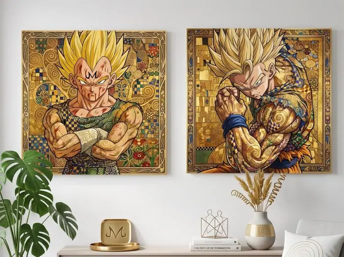 daveY - MAJIN VEGETA x GOHAN SSJ2 x KLIMT - "GOLDEN SAIYANS"
