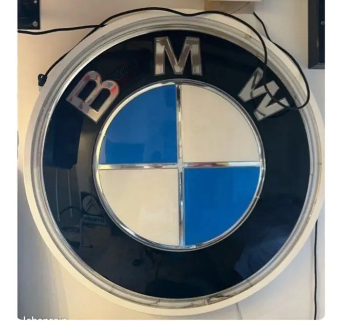 Sign - BMW - Logo mural lumineux BMW - 1970
