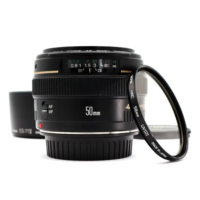 Canon EF 50mm f/1.4 USM - standaard lens, portret lens Camera lens