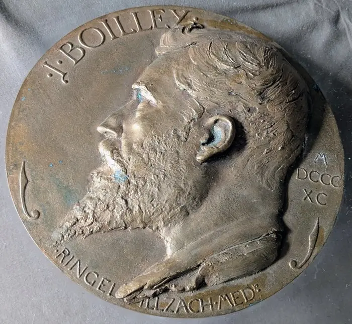 France. Médaillon en bronze "Jean Désiré Ringel d’Illzach