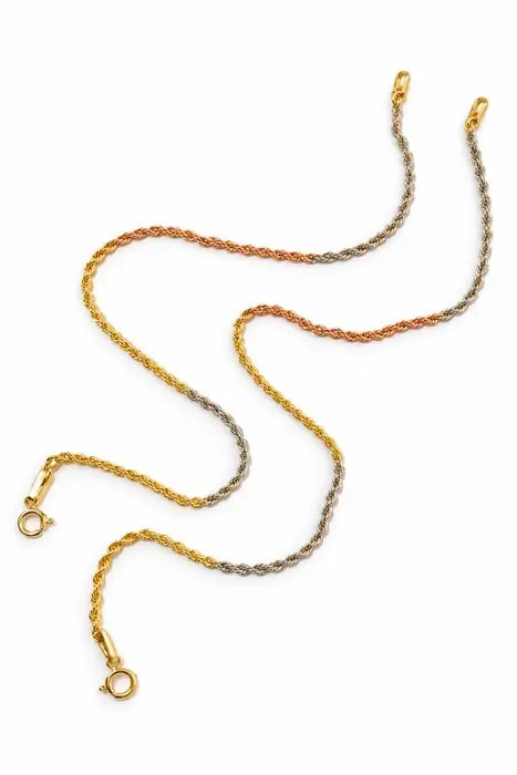 No reserve price - 2 piece jewellery set - 18 kt