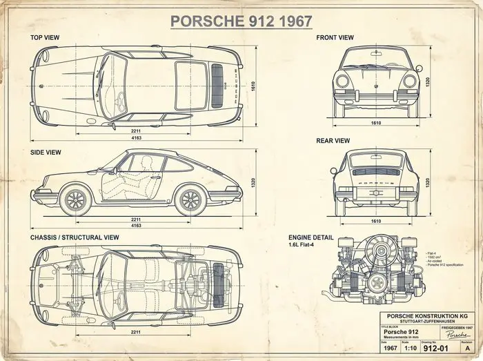 Shmidt.Art - Porsche - Porsche 912 1967 - 1960s