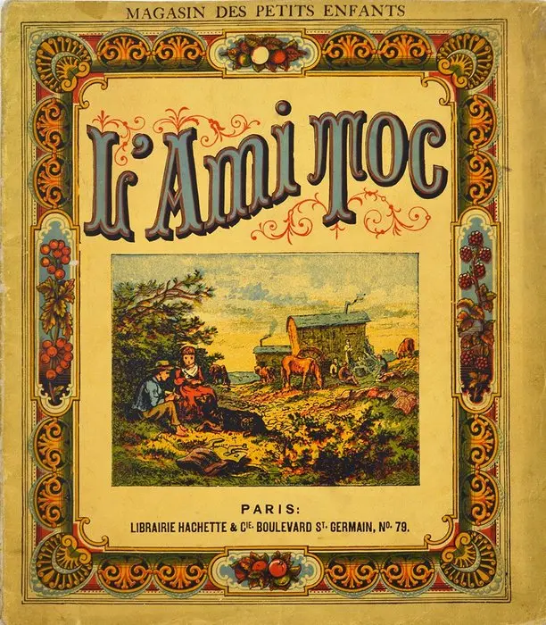H. F. - L'Ami Toc - Bel état et rare enfantina XIXe - 1876