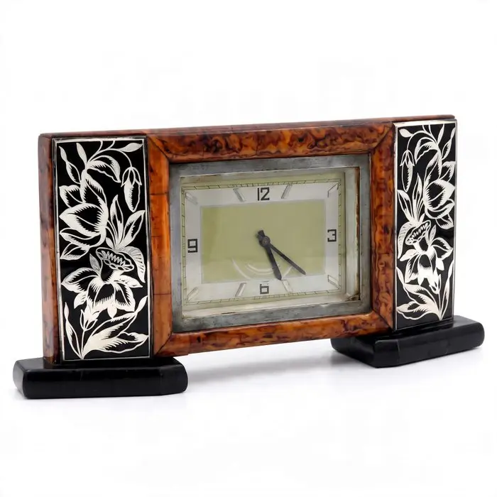 Rack timepiece - Splendido Orologio da Tavolo Art Déco...