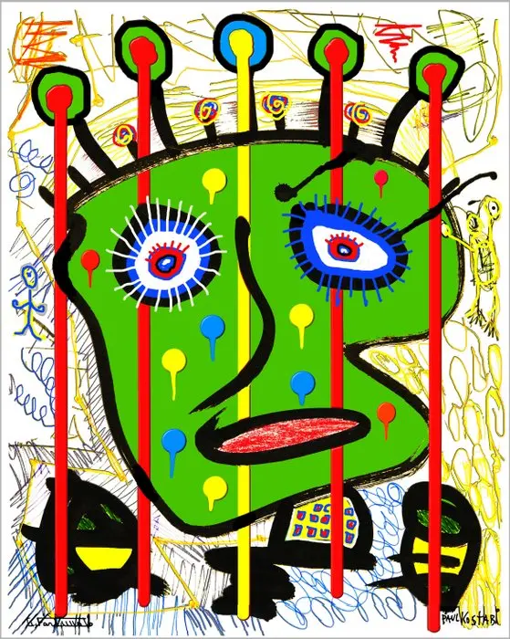 Paul KOSTABI - USA (1962) Giuseppe Fortunato - Italia (1956) - KF1525