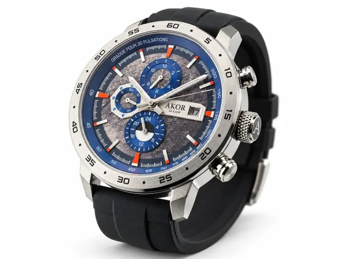 AKOR Le Locle - Astrograde Blue Chronograph Automatique...