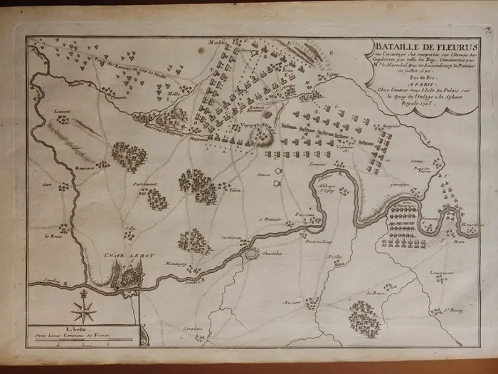 Belgio / Paesi Bassi - Fleurus; Nicolas de Fer (1646 –...