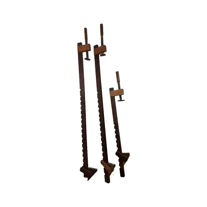 Working tool Antique - Long Wooden Clamps with Adjustable...