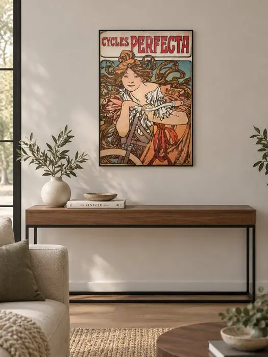 Alphonse Mucha (after) - Manifesto pubblicitario Cycles...