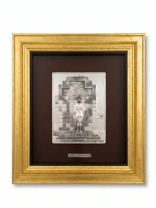Salvador Dali (1904-1989) - Relief, Gala - 45 cm - .925 silver