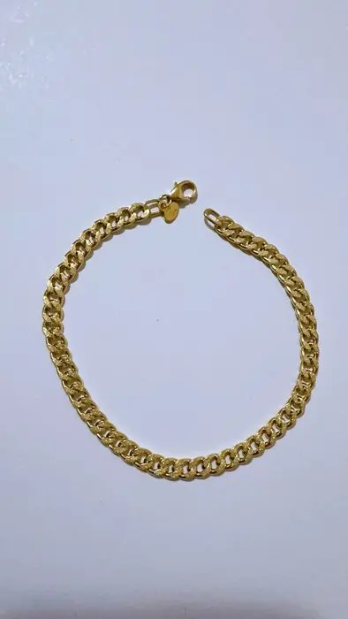 Bracelet - 18 kt. Yellow gold - Groumette 19cm - 2.6g