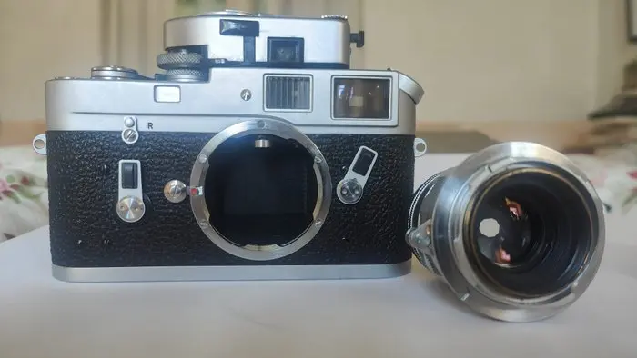 Leica M4 Chrome Rangefinder Body (1967) - Leitz Summicron-M 50mm f/2 Rigid Fotocamera a telemetro