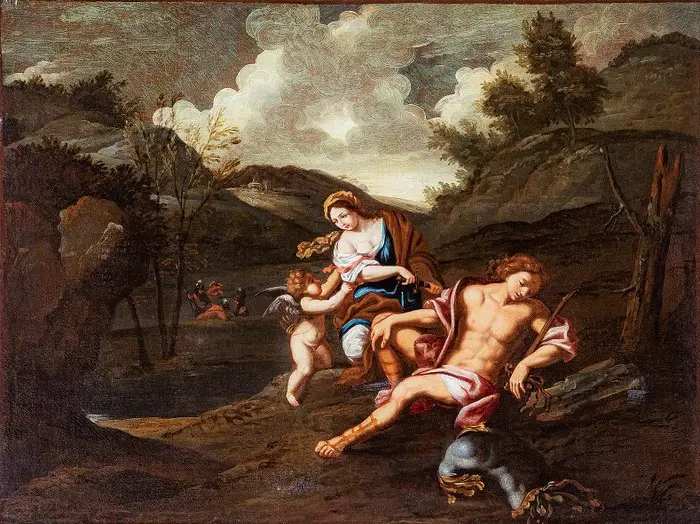 Pier Francesco Mola (1612 – 1666), Circle of - Rinaldo e Armida