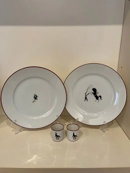 Richard Ginori - Gio Ponti - Dish (4) - il circo - Porcelain