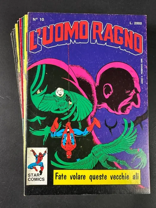 Uomo Ragno nn 10/22 - 13 Album - First edition - 1988