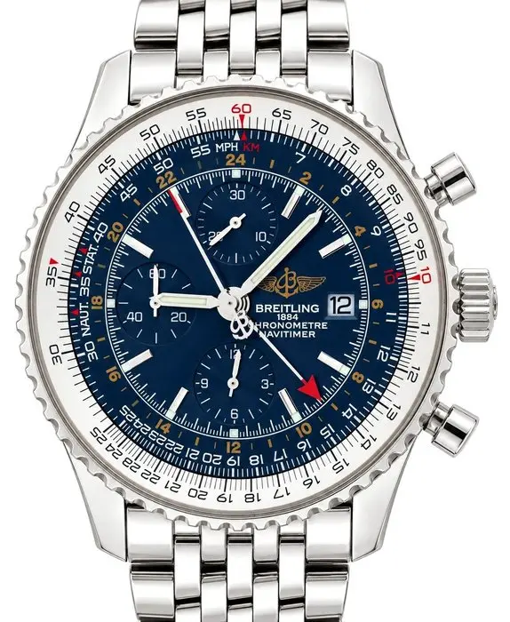 Breitling - 'Navitimer World' - Dual Time GMT Chronograph 46 - Certified