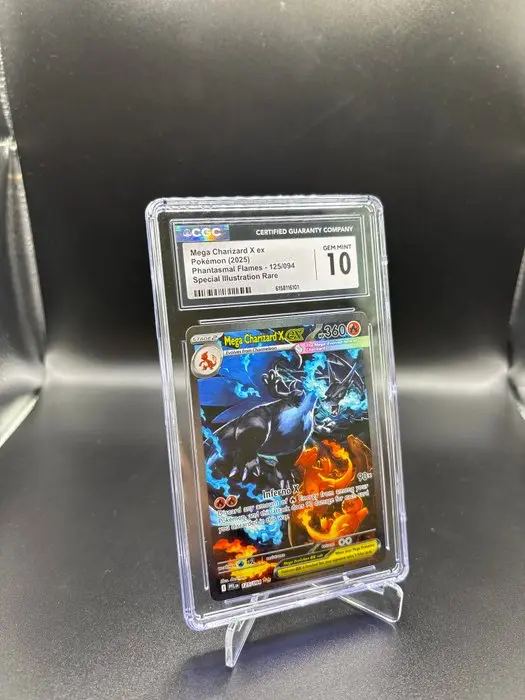 Pokémon - 1 Graded card - Mega Charizard X ex 125...