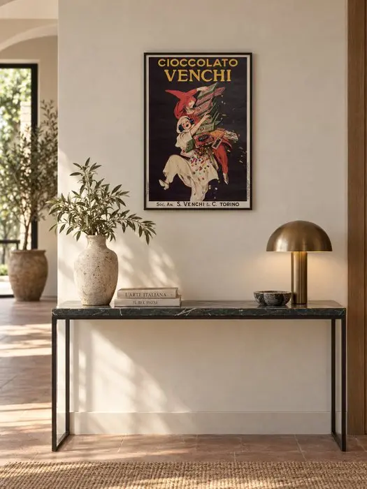 Leonetto Cappiello - Cioccolato Venchi Torino – manifesto pubblicitario - 1970s
