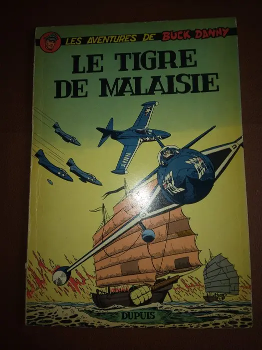Buck Danny T19 - Le Tigre de Malaisie - B - 1 Album - First edition - 1959