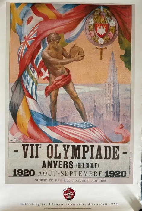 Coca-Cola - “Olympic Games, 1920”. - 1990s