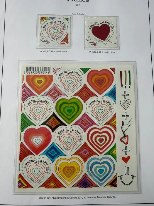 France - Complete year 2011 'Stamps and blocks' in mint **. TB.