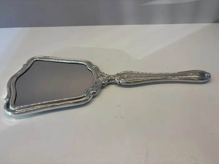 Hand mirror - .800 silver