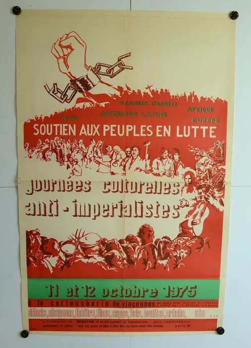 aucun - Affiche Originale 1975 - Journées Culturelles...