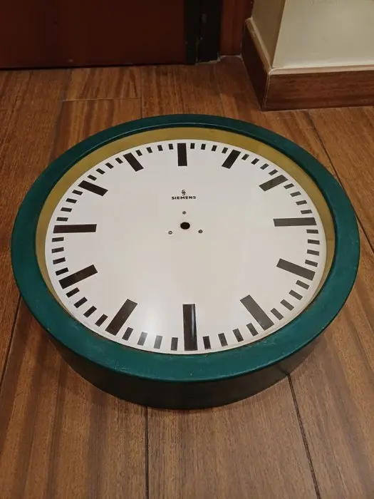 Wall clock - Siemens - - Iron - 1950-1960 - Industrial Wall clock