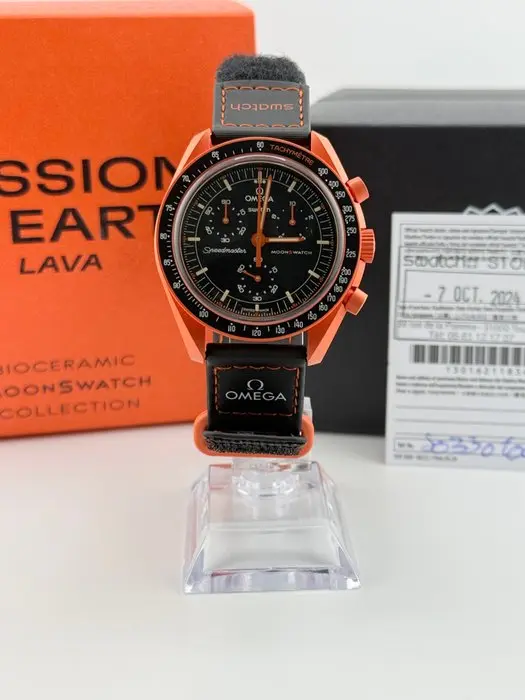Omega x Swatch - MoonSwatch - Mission on Earth Lava - No...