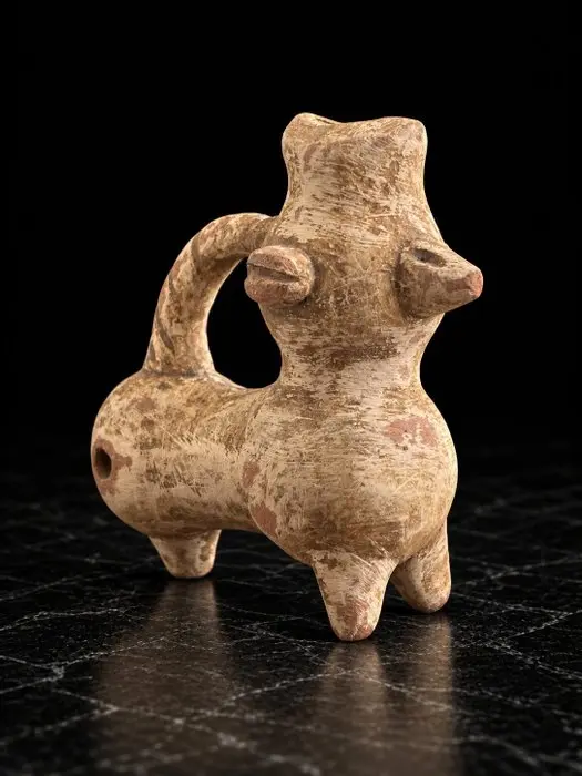 Colima Culture 4th to 7th Century AD Terracotta Zoomorphic Vessel - 8.1 cm